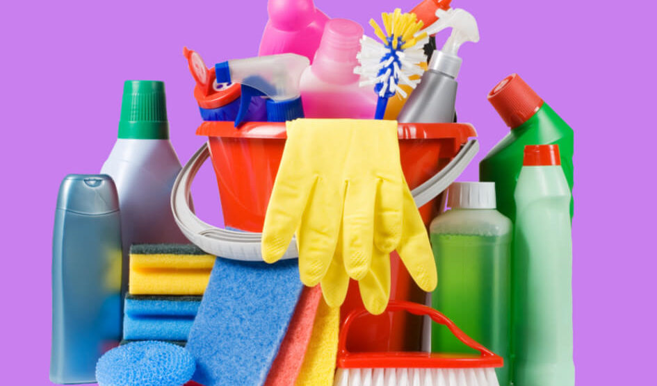 produtos para limpar a casa