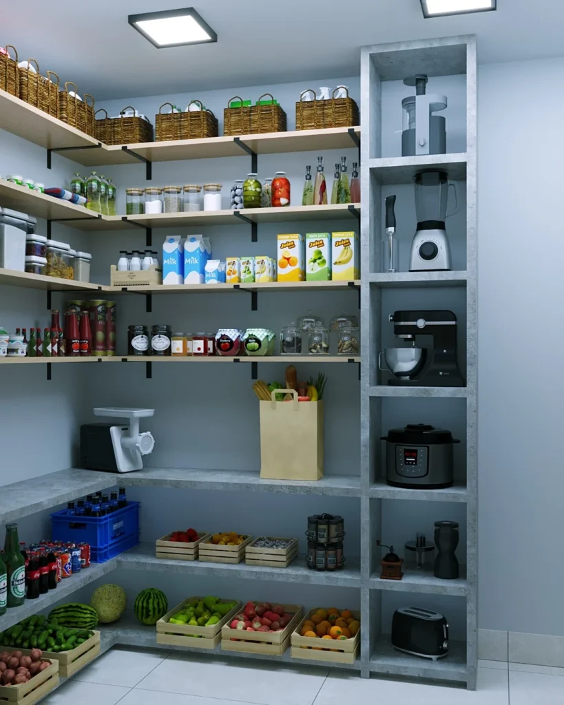 ideias criativas para despensa de cozinha pequena