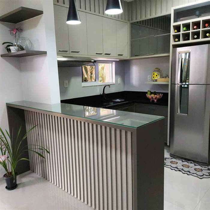 projeto de cozinha planejada pequena