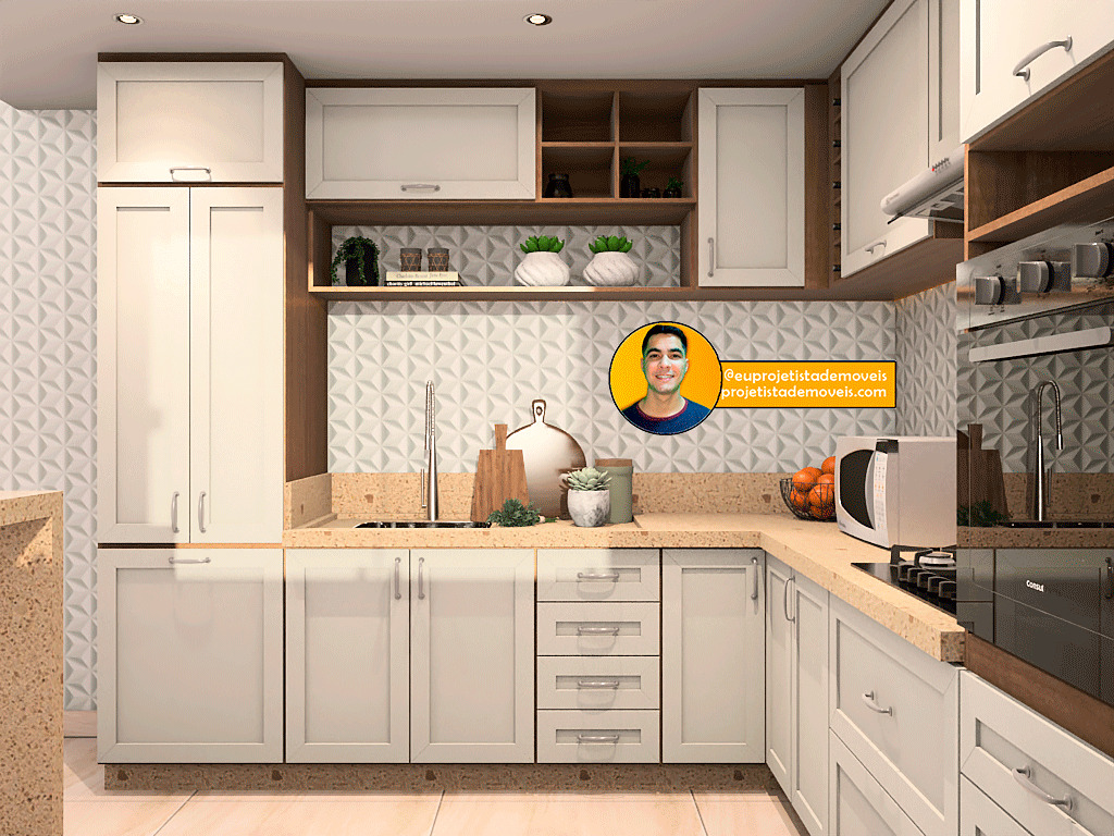 projeto de cozinha planejada pequena