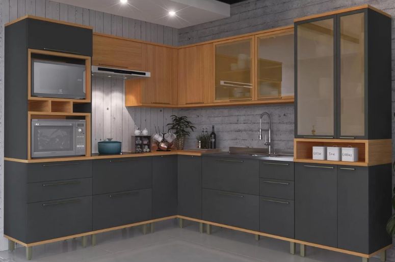 projeto de cozinha planejada pequena