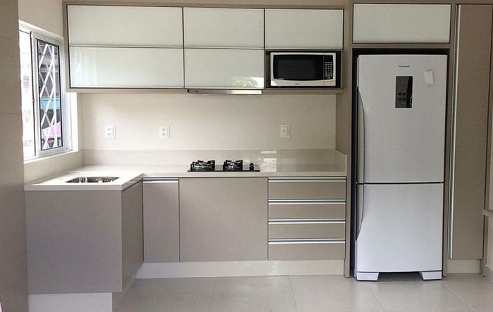 projeto de cozinha planejada pequena