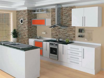 Cozinha simples e charmosa