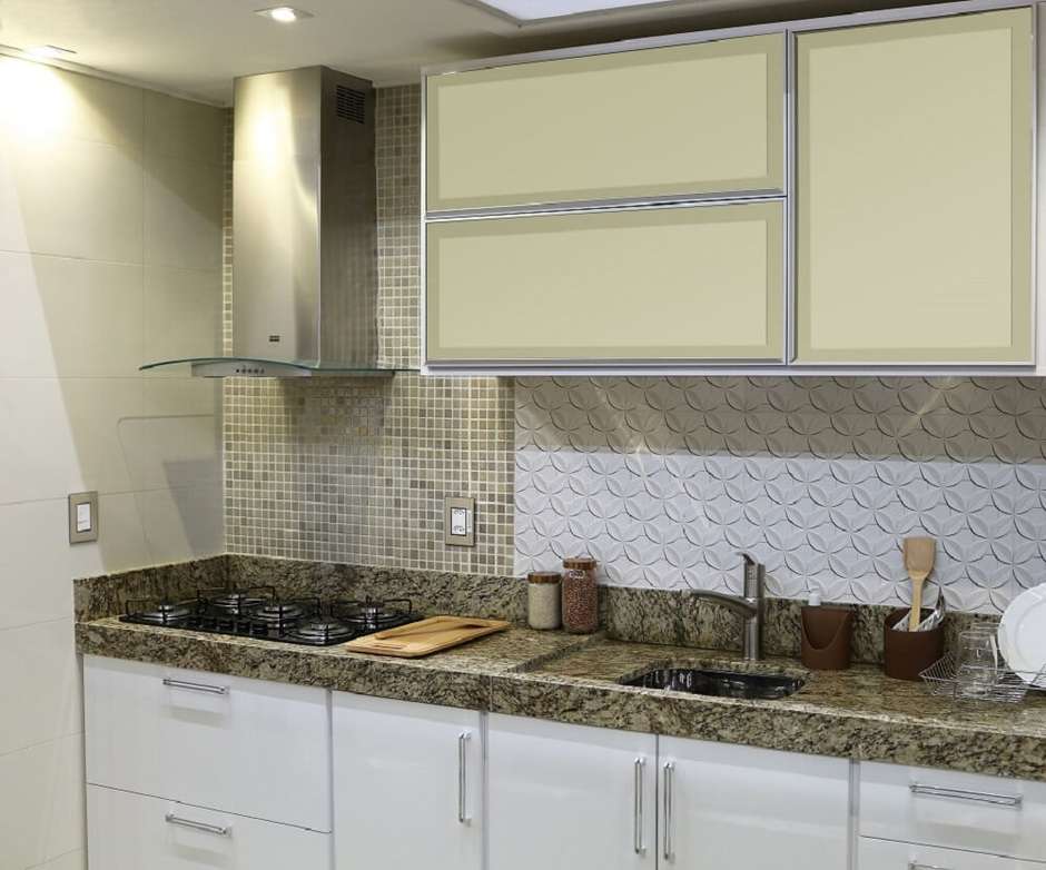 Cozinha pequena e simples