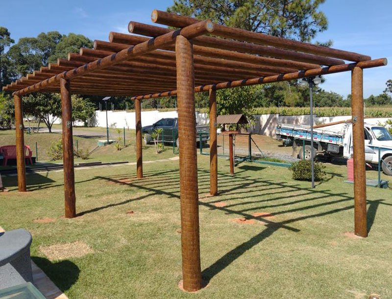 Como construir pergolado de eucalipto