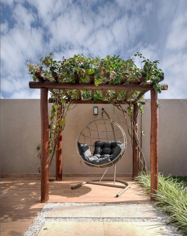 Distância vãos pergolado