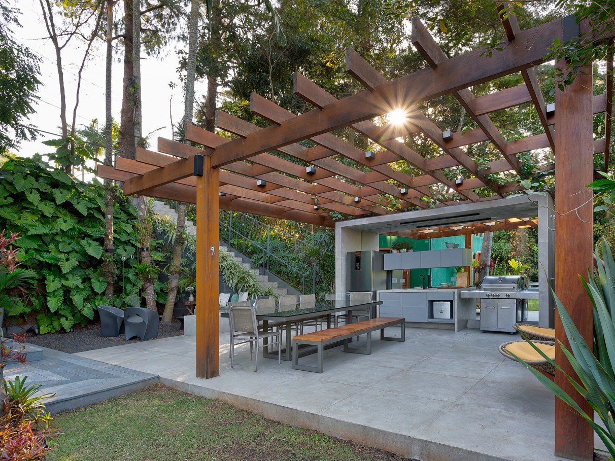 Kit pergolado de eucalipto rolice