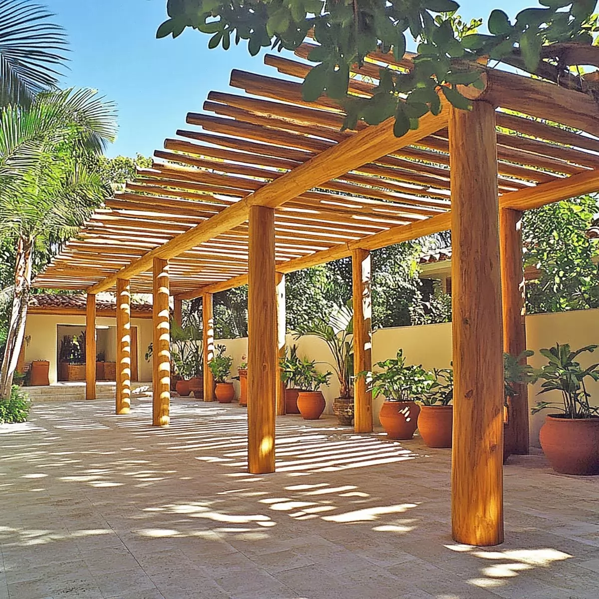 Plantas para pergolado de eucalipto