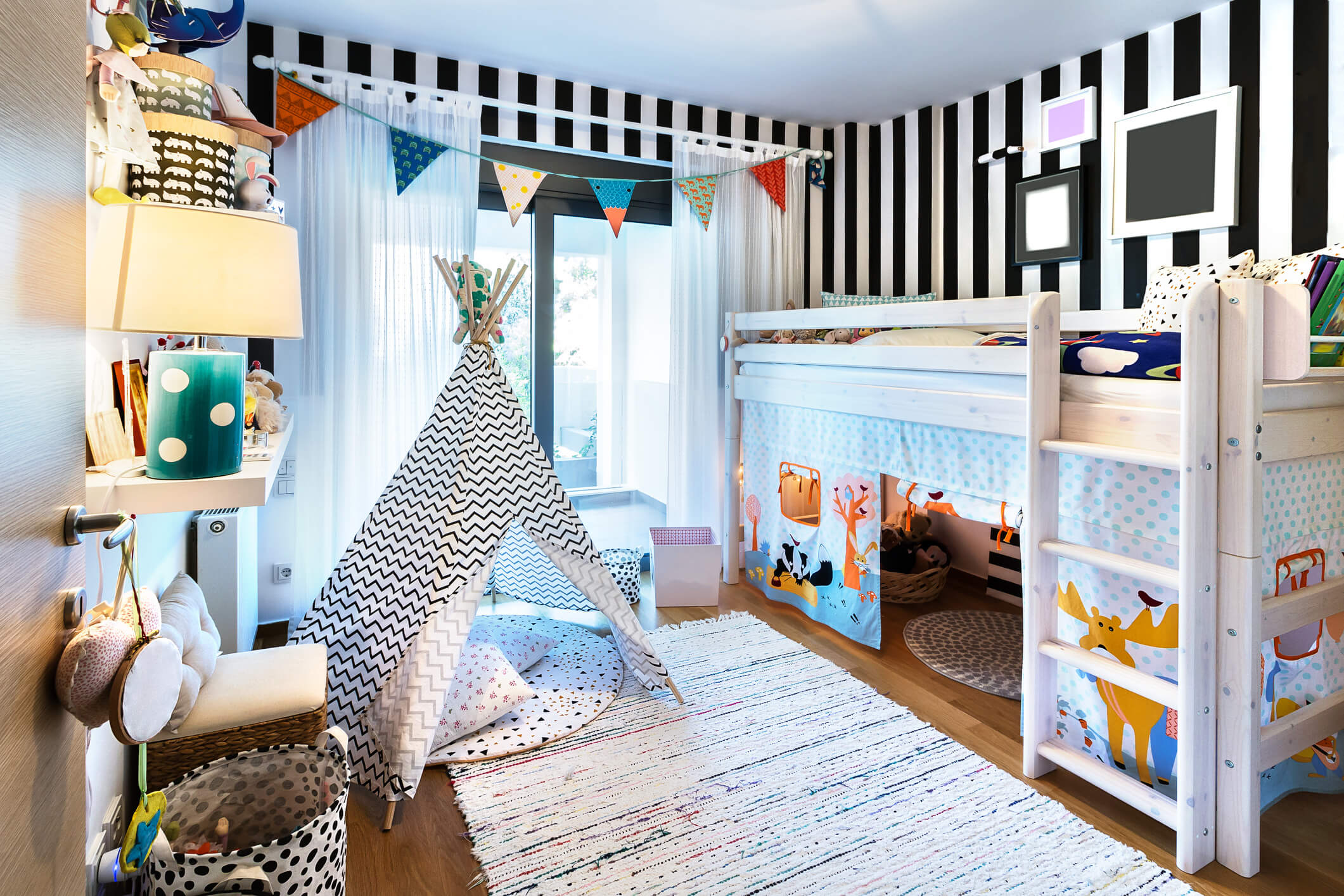 decoração quarto de bebê moderno