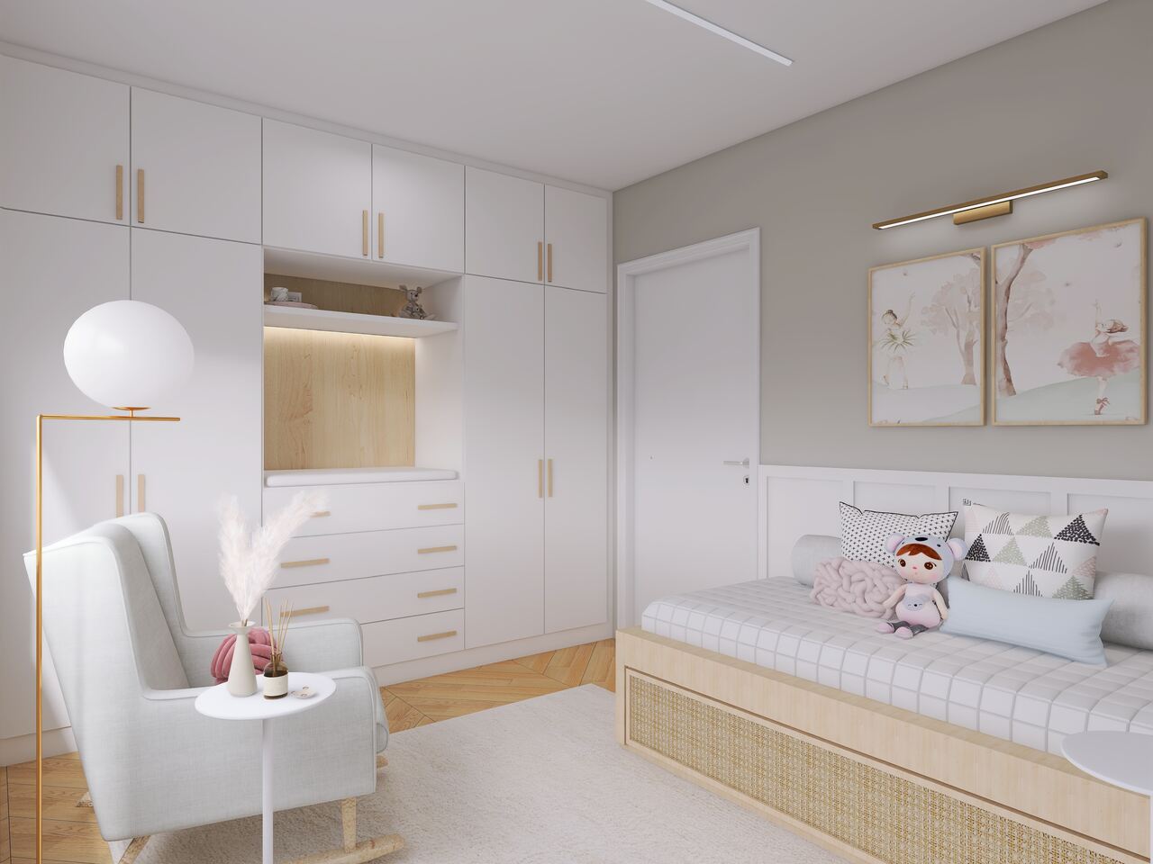 quarto infantil compartilhado
