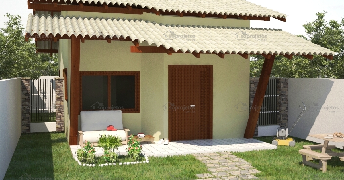 Casa 2 quartos com cozinha americana