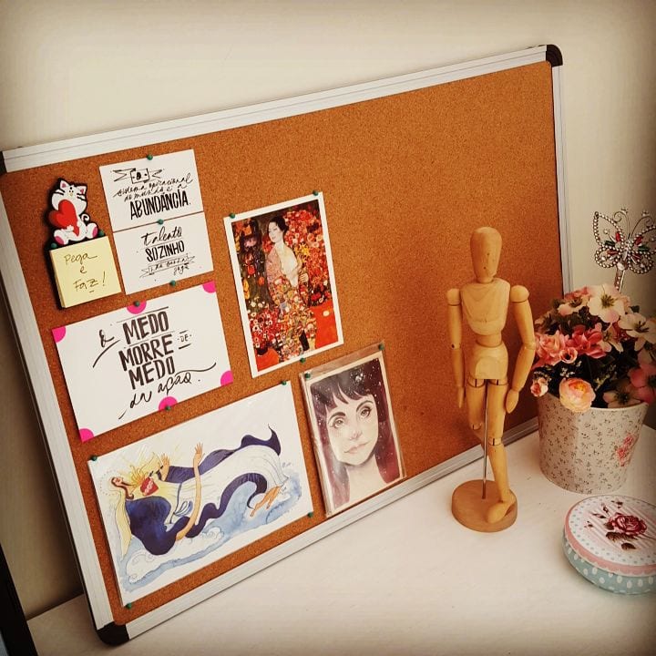 quadro de cortiça vs quadro branco qual escolher