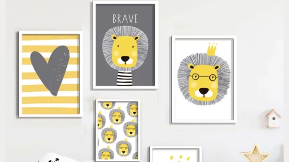ideias criativas quadros decoração infantil