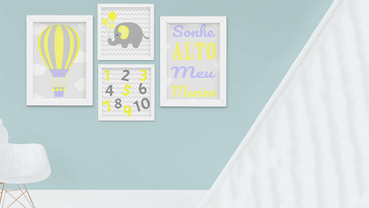 quadro decoração infantil