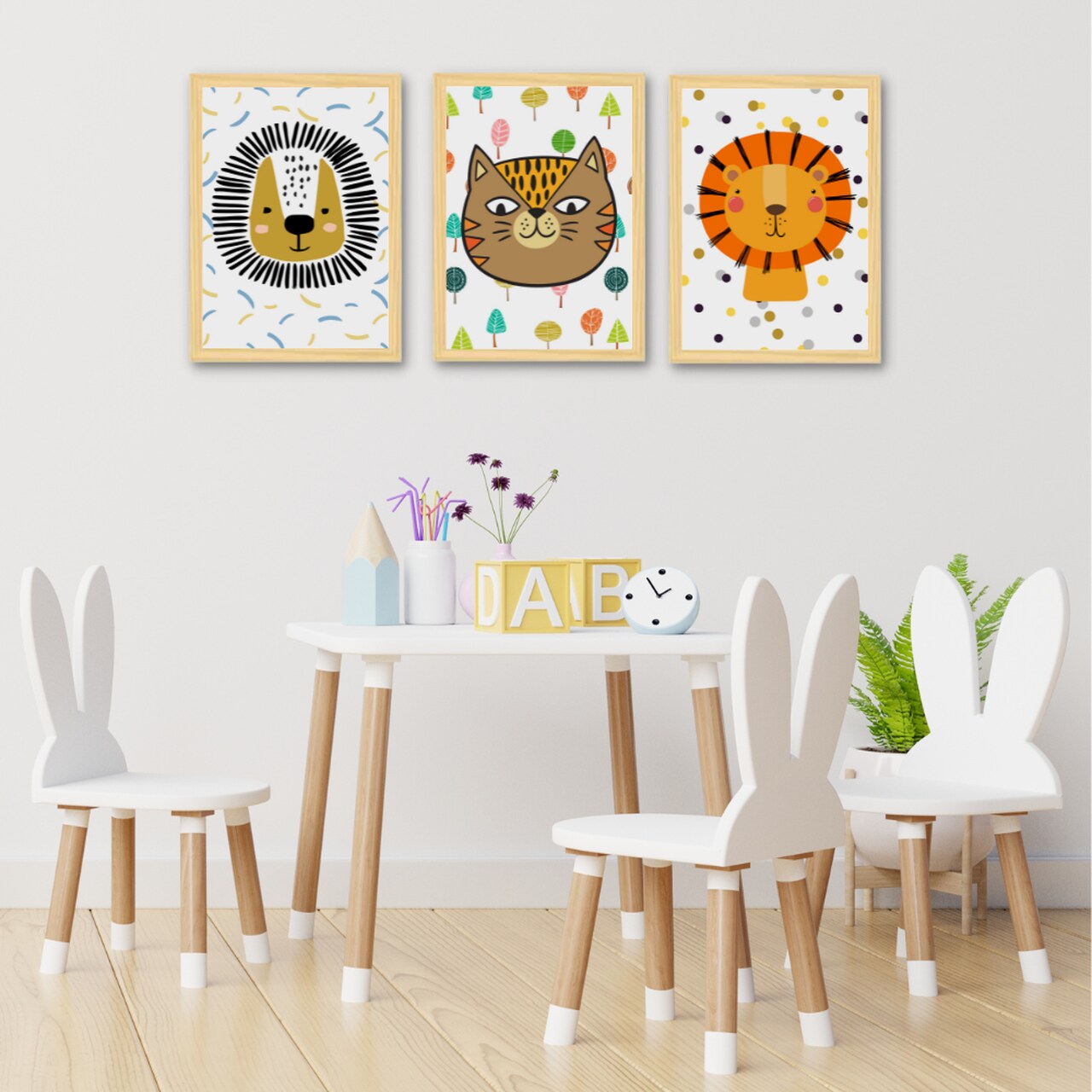 quadro infantil tela ou mdf qual melhor