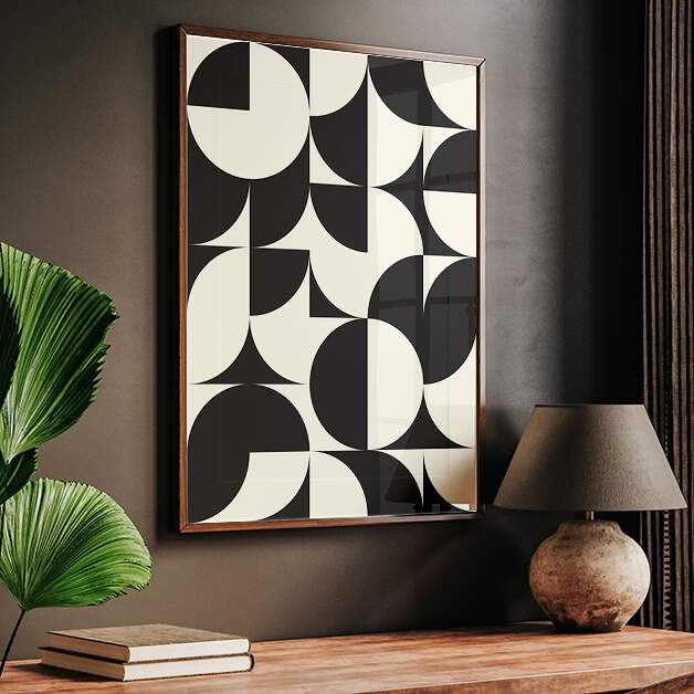 quadro preto e branco 3 telas