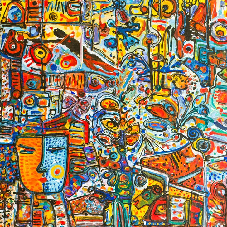 quadros abstratos geométricos vs orgânicos