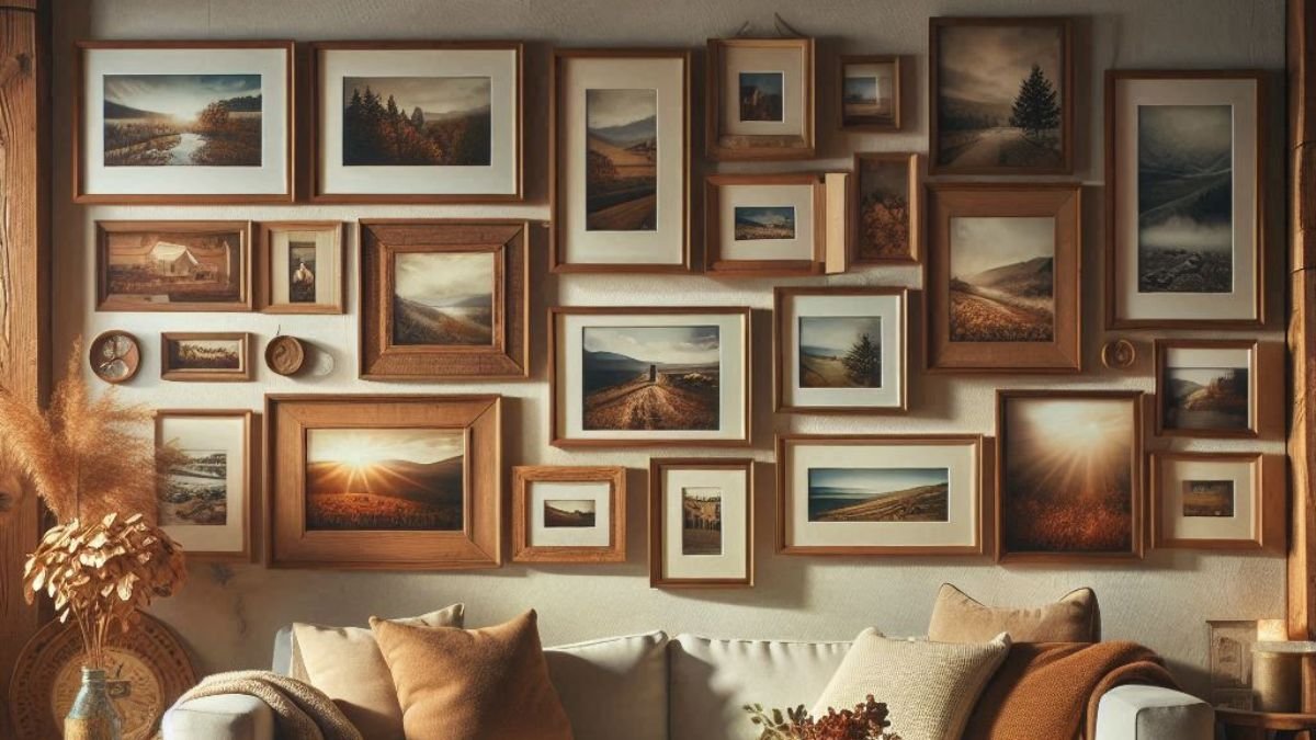 como fazer uma parede galeria com quadros pequenos