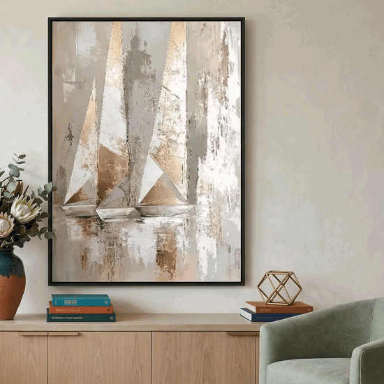 ideias de quadros modernos para sala de estar