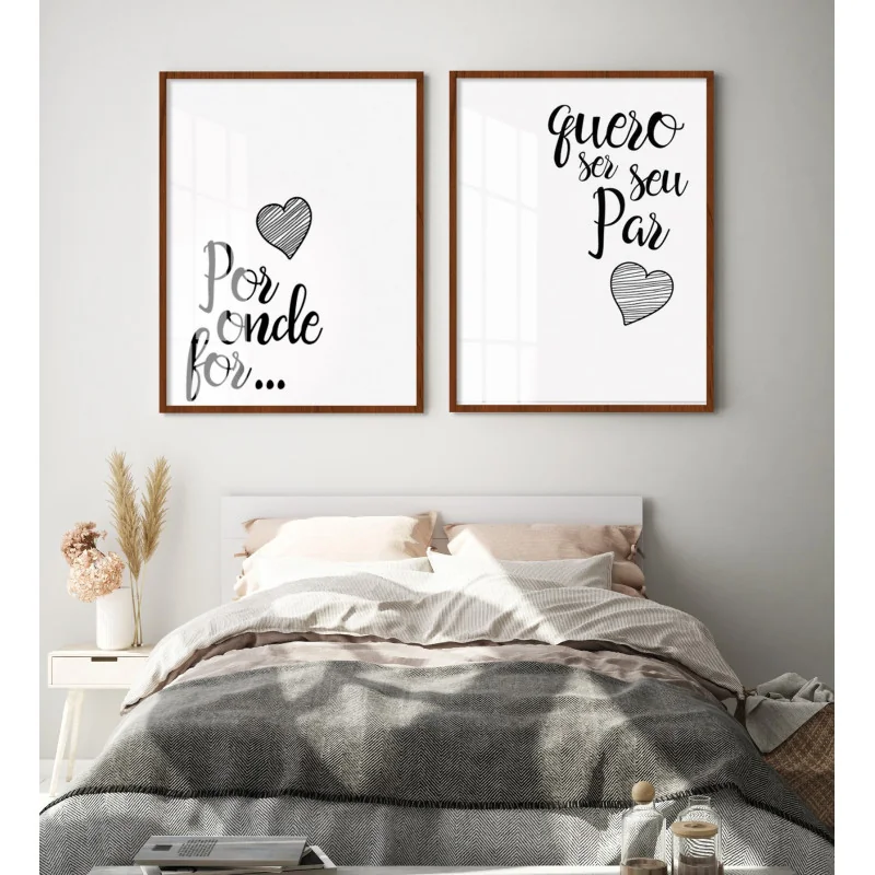 Quadros pequenos para quarto
