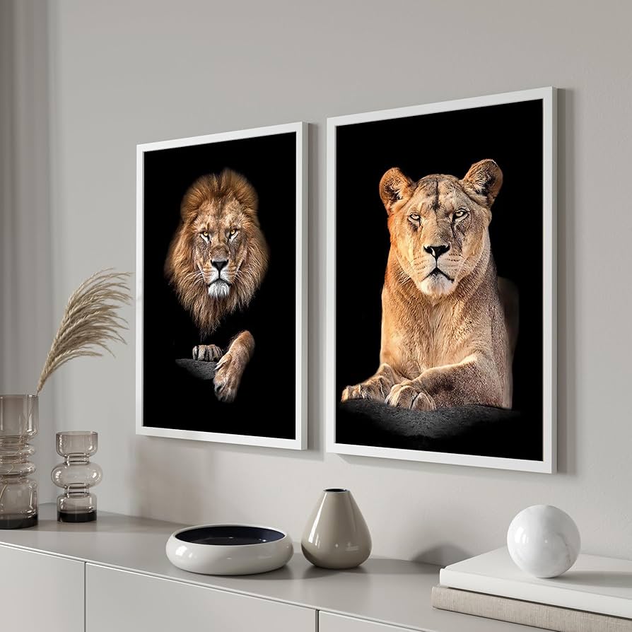 Quadros com moldura para quarto