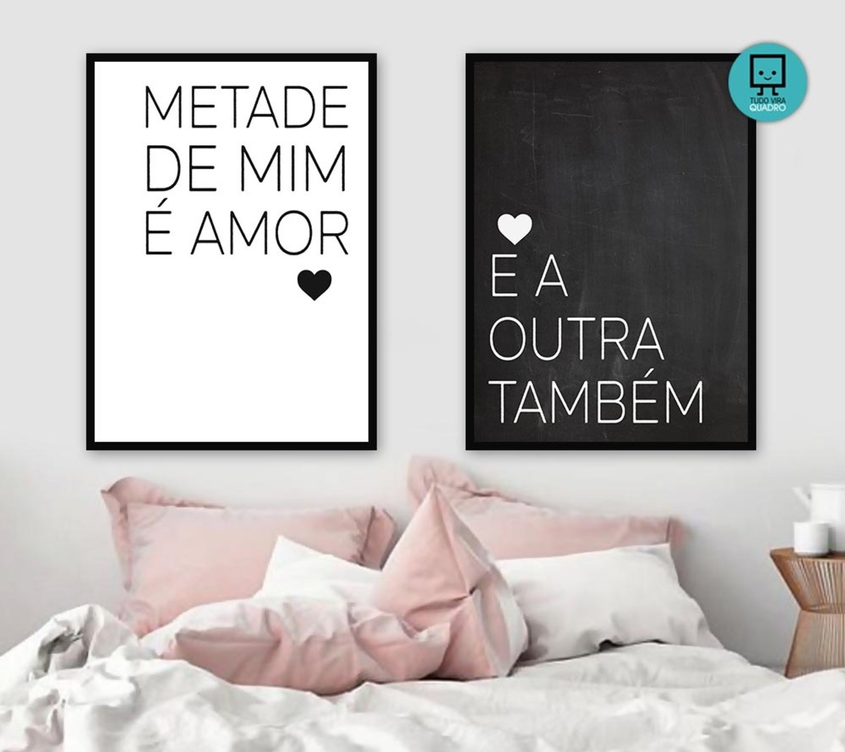 Quadros em canvas para quarto