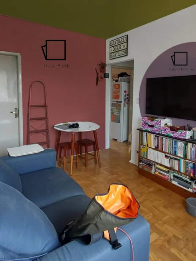 combinação de verde militar com dourado