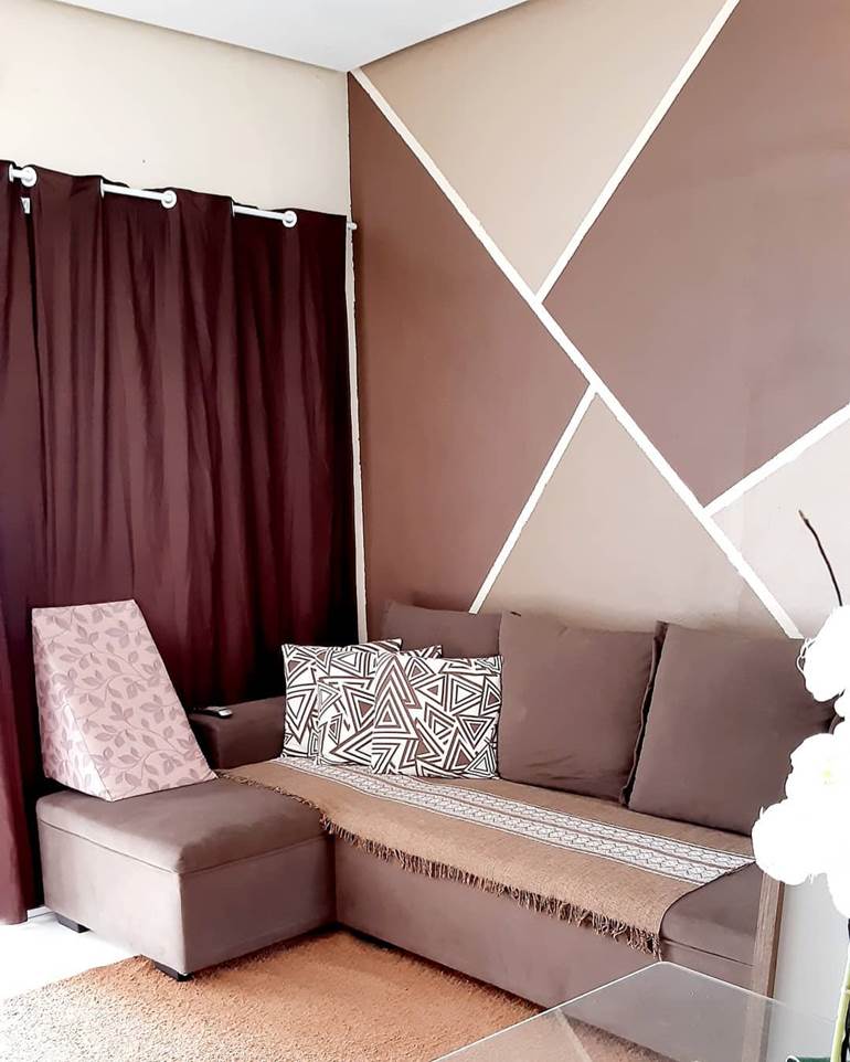como usar marrom na decoração da sala