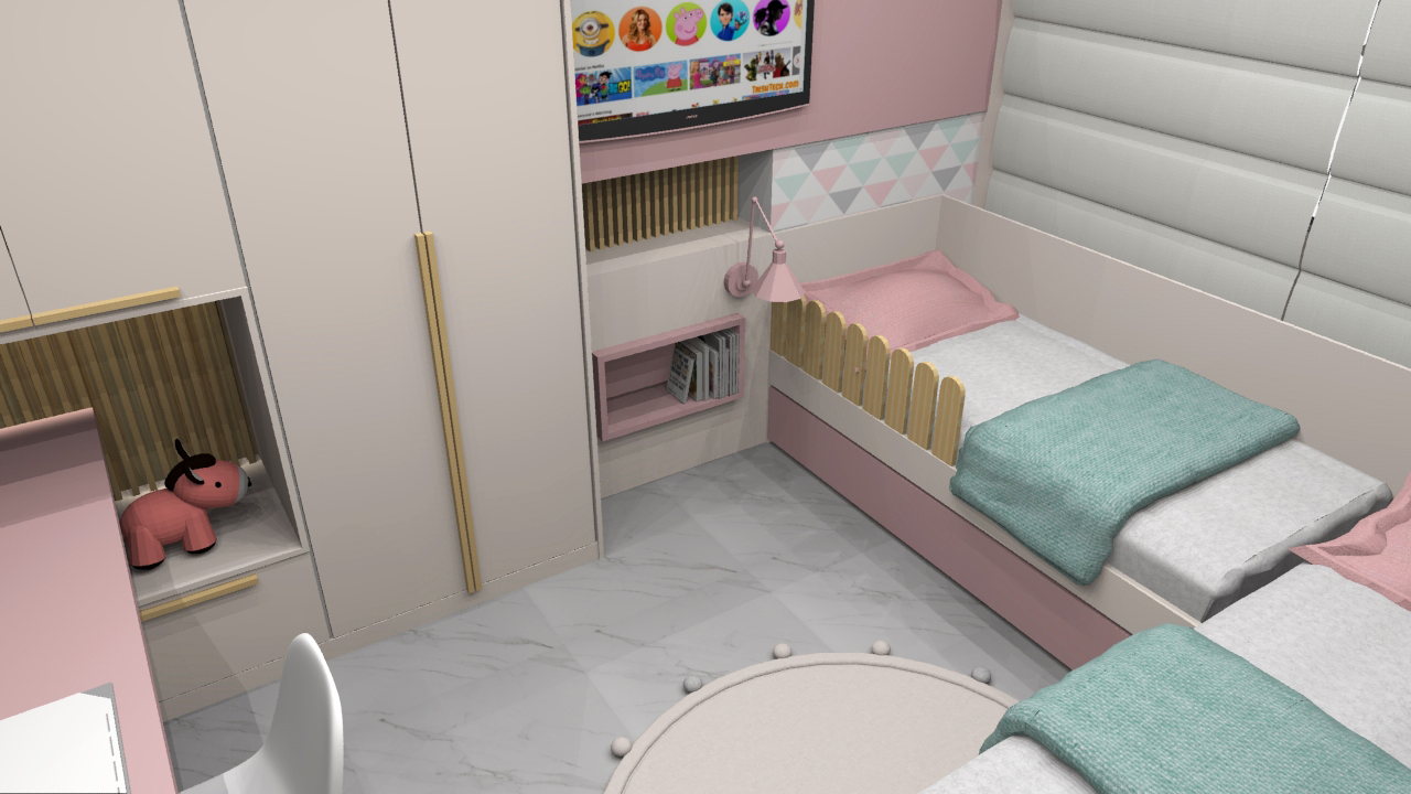 ideias quarto duas meninas