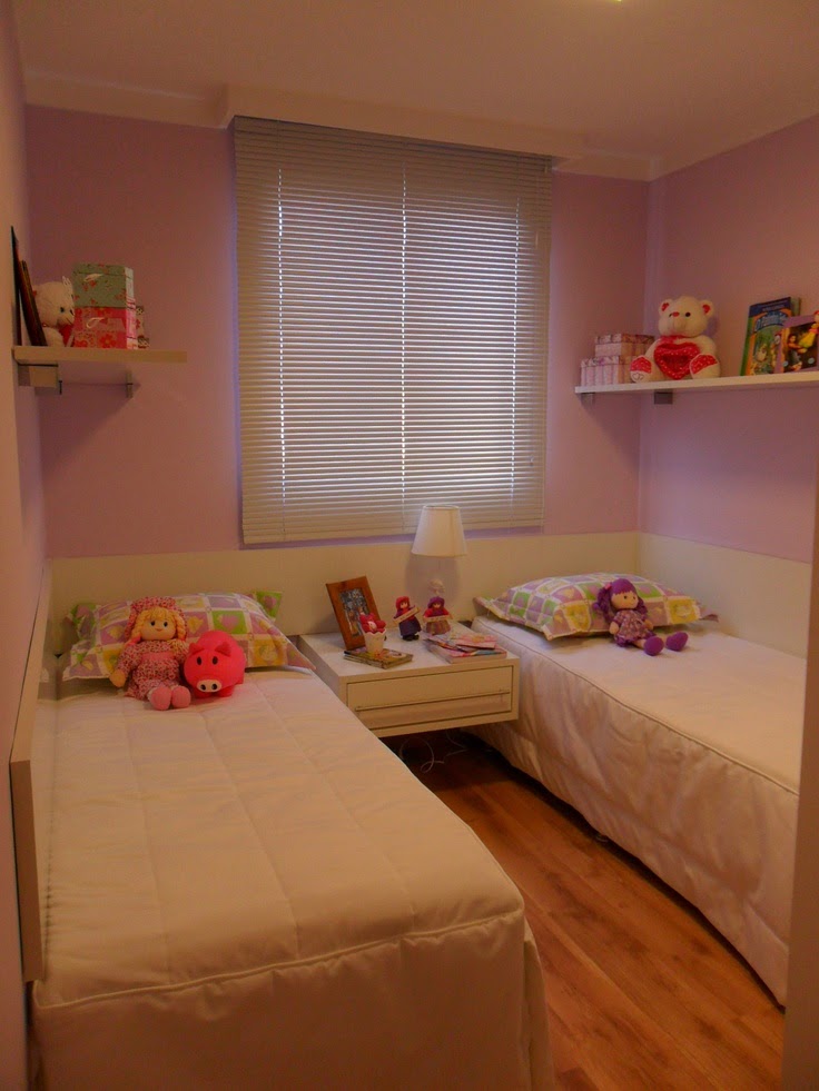 quarto compartilhado para duas meninas