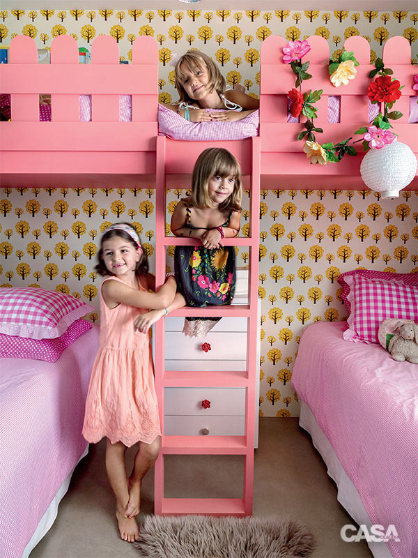 layout quarto duas meninas