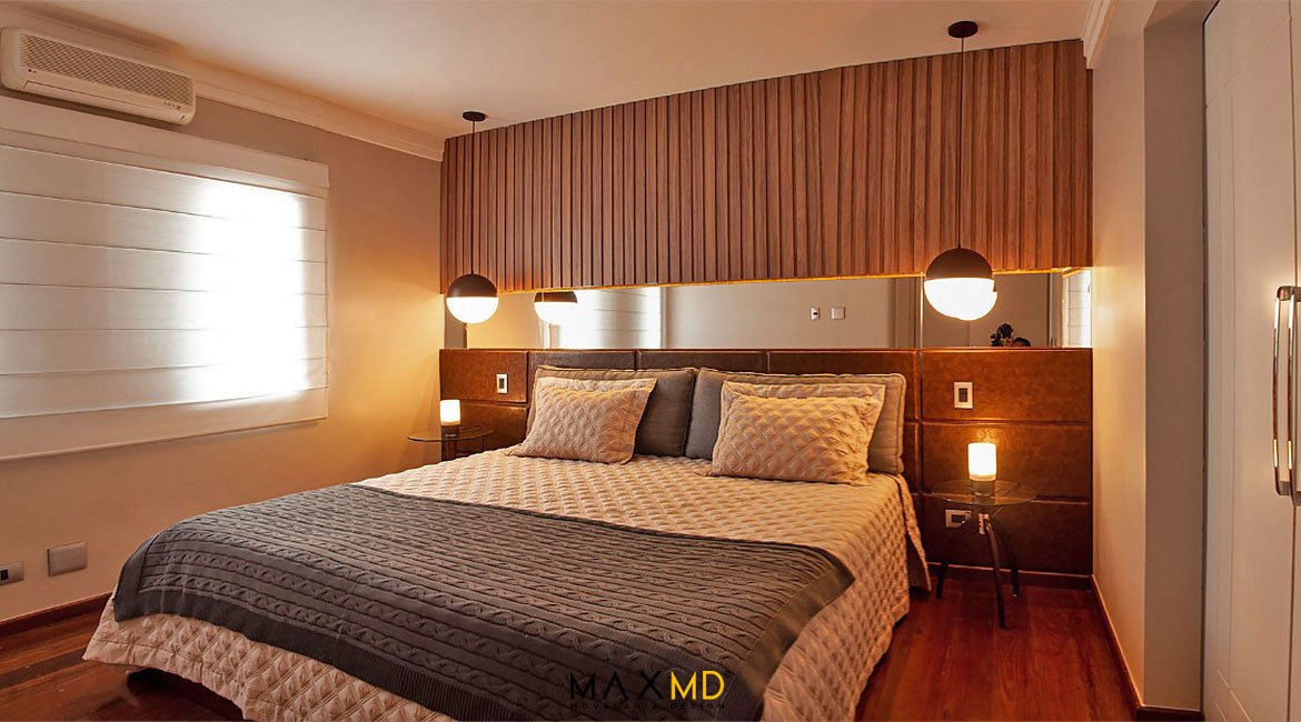 quarto casal planejado pequeno