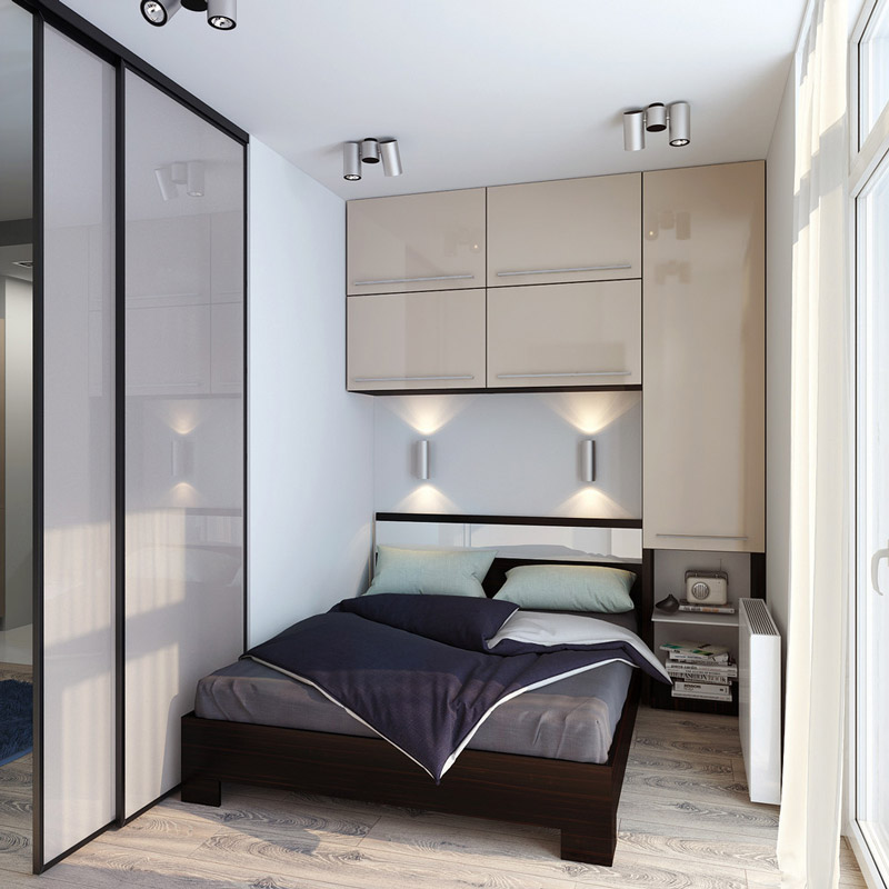 quarto casal planejado pequeno