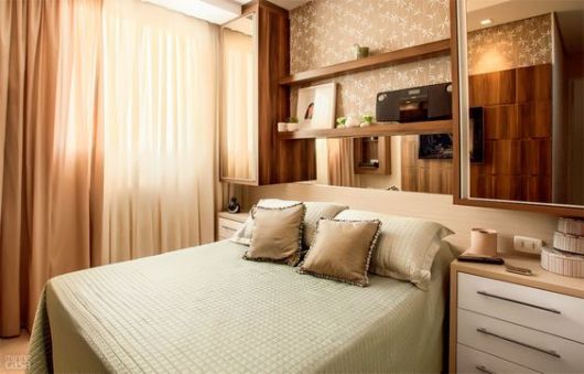 quarto casal planejado pequeno