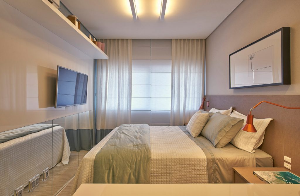 quarto casal planejado pequeno