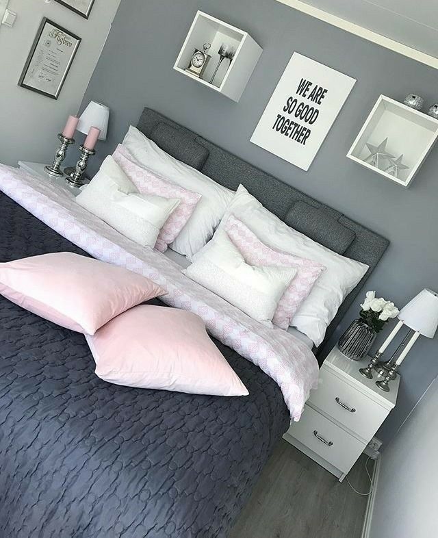 quarto cinza e amarelo