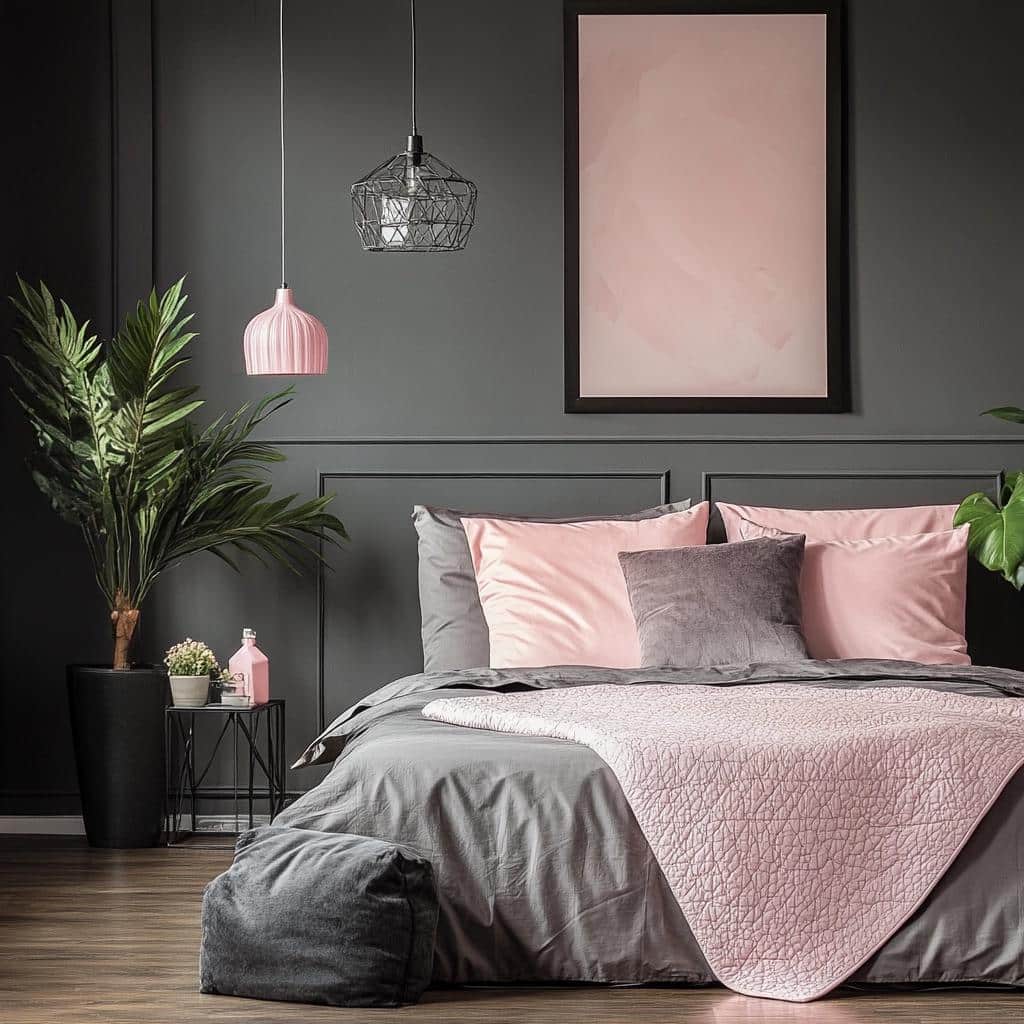 erros comuns ao decorar quarto cinza e rosa