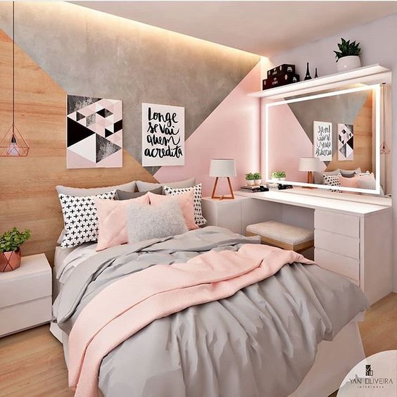 quanto custa decorar um quarto cinza e rosa
