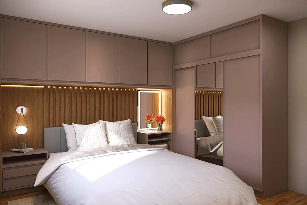 reforma quarto com banheiro