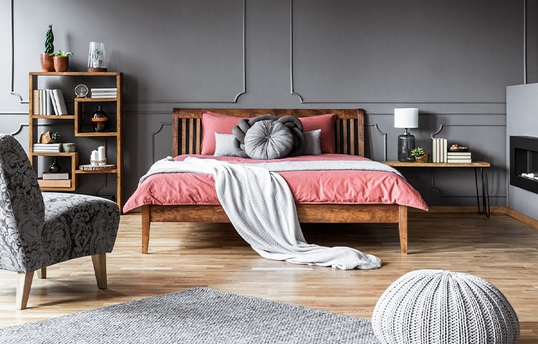 cabeceira de madeira para cama queen