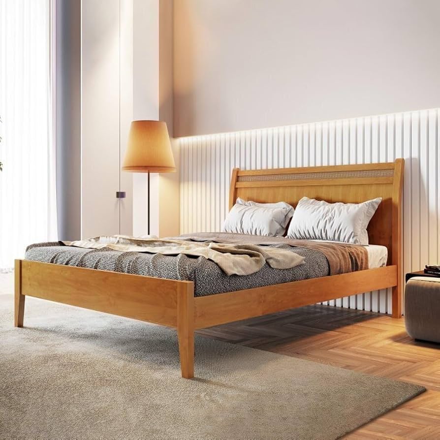 cabeceira de madeira para cama queen