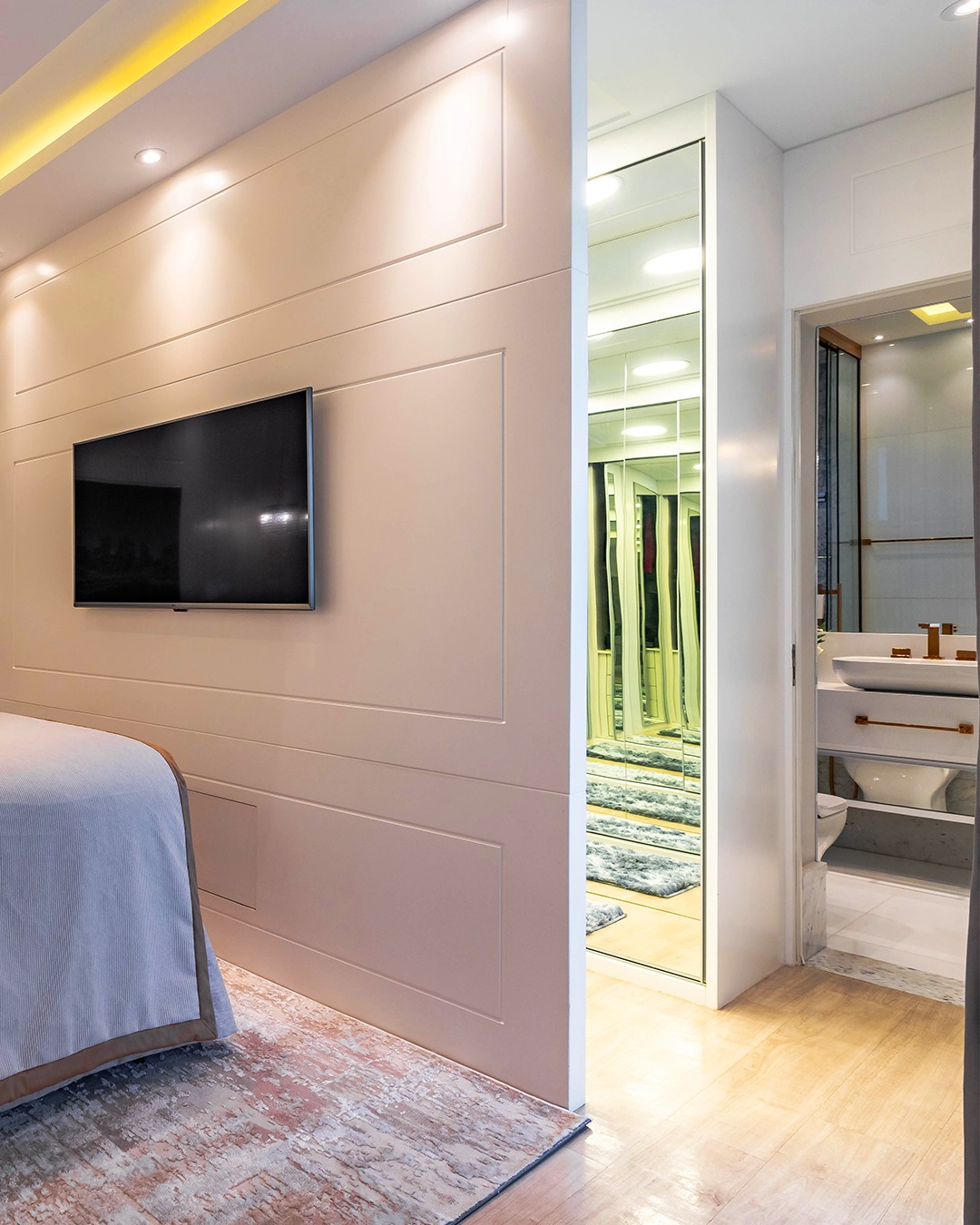 Divisória de quarto para closet