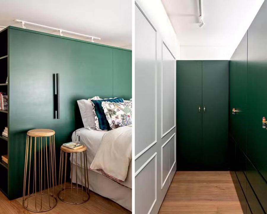 Divisória de quarto para closet