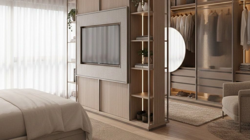 Separador de ambiente para closet