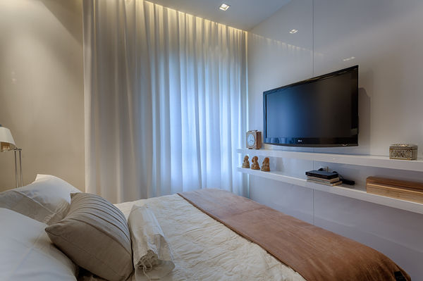 ideias de decoração quarto com tv