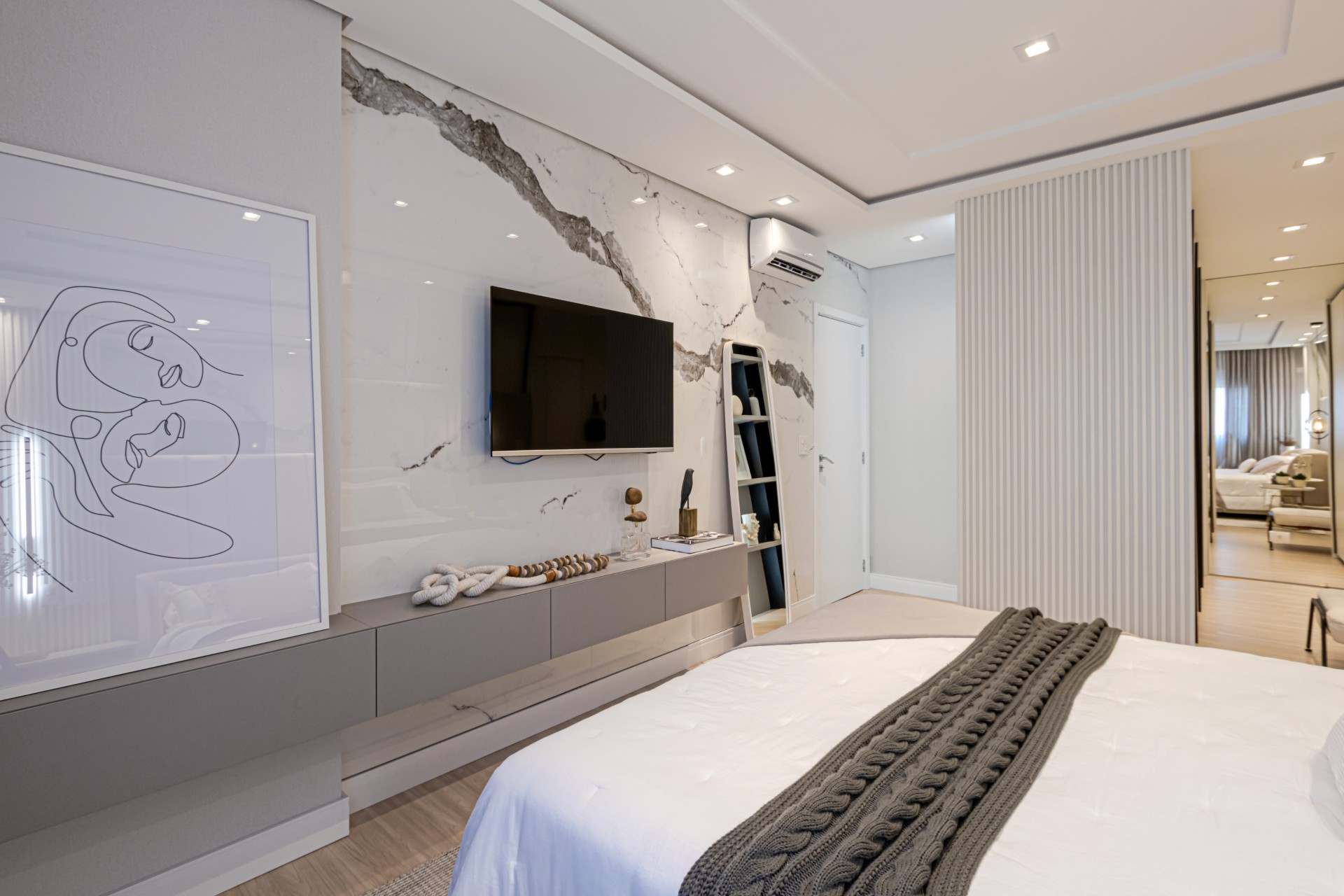 ideias de decoração quarto com tv