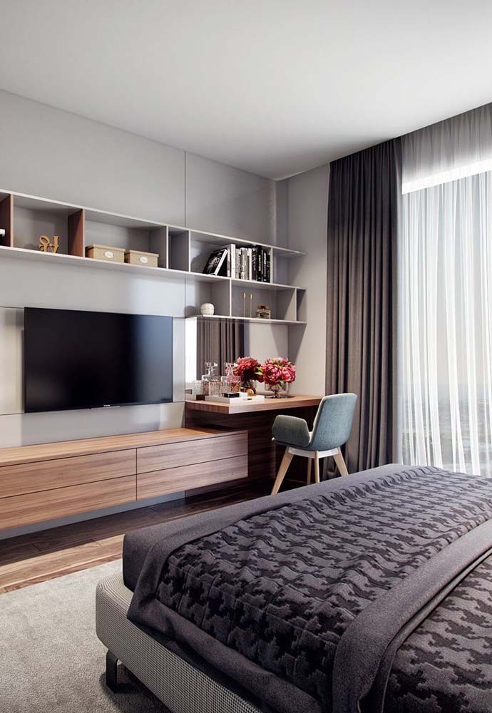 quarto com tv
