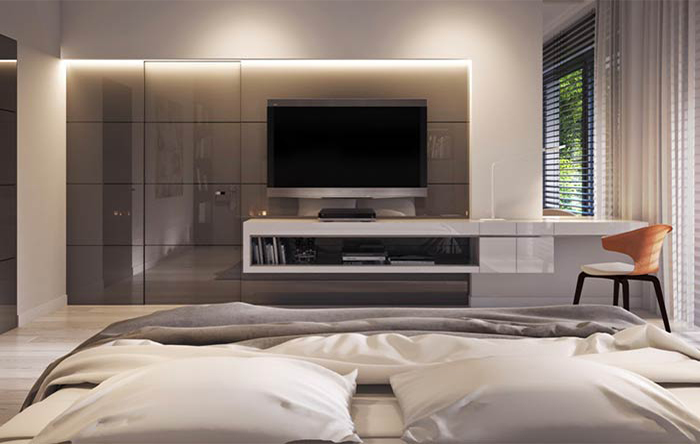 como escolher o tamanho da tv para o quarto