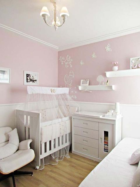 quarto de bebê feminino cores claras