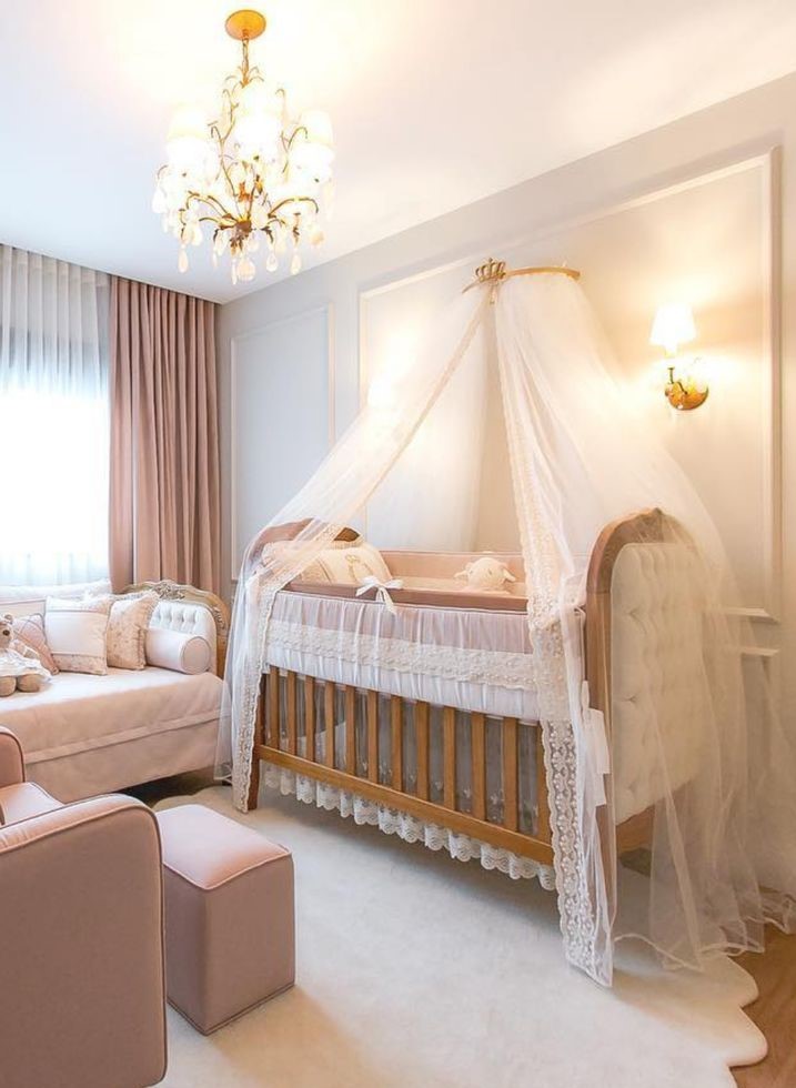 quarto de bebê menina moderno